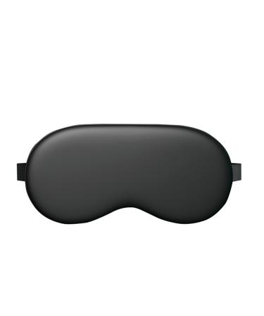 Sleep Mask Light Blocking Silk Soft Satin Blindfold Elastic Strap Night Eyeshade Eye Cover Travel Nap Black