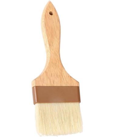 Pastry Brush with Boar Bristle & Wooden Handle | BBQ Basting Oil Brush | Essential Cooking Supplies for Kitchen & Fermentation Basket - Buy Online on GoSupps.com