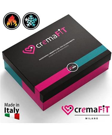 CREMAFIT Hot-Cold Effect Cream Gel Set | Light Legs Treatment - Reduce Water Retention | Made in Italy 300ml - Buy Online on GoSupps.com