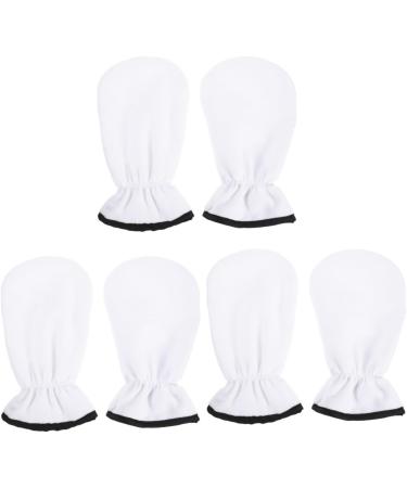 Didiseaon 3 Pairs Maintenance Essential Oil Gloves Bath Shower Gloves Paraffin Bath Bags Paraffin Wax Bags Paraffin Wax Bath Paraffin Wax Hand Liners Sliding mitt White Polyester Heating spa - Buy Online on GoSupps.com