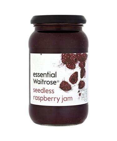 Waitrose Beedless Raspberry Jam Essential Waitrose 454 g