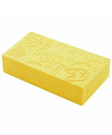 Bath Sponges for Adults Bath Sponge Mesh Pouf Bath Sponge Foam Loofah Sponge (Size : Yellow)