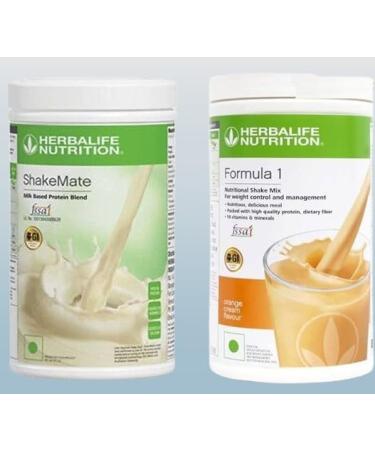 Formula Mix Shake ShakeMate Afresh Shake Mate Shake Mixshake Pack of 2 (Orang500g &Shake Mate 500g)
