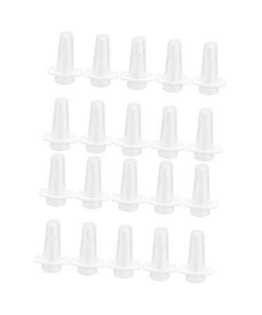 Milisten 20 Pcs Plastic Animals Livestock Sprayer Plastic Injection Heads 4x2.5cmx2pcs Whitex2pcs