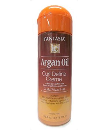 IC Fantasia Argan Oil Curl Define Creme Curly/Frizzy Hair 183 4ml