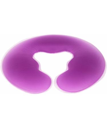 Healeved Beauty Pillow Soft Cushion Set - 2pcs U-Shaped Silicone Spa Pillows for Sleeping & Massage - Purple - Buy Online on GoSupps.com