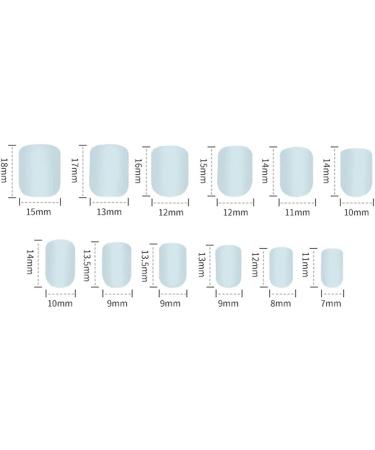 luchike 24pcs False Toenails French Artificial Toe Nails Glossy Press On Toenails DIY Manicure Decoration for Ladies Girls F006 Style F - Buy Online on GoSupps.com