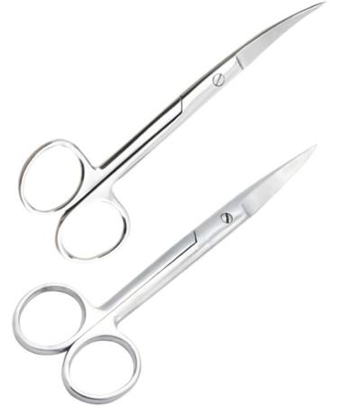Minkissy 4-Piece Stainless Steel Scissors & Clippers Set | Precision Straight Tip Tools for Hair Nails & Crafts - Best International Shipping - Buy Online on GoSupps.com
