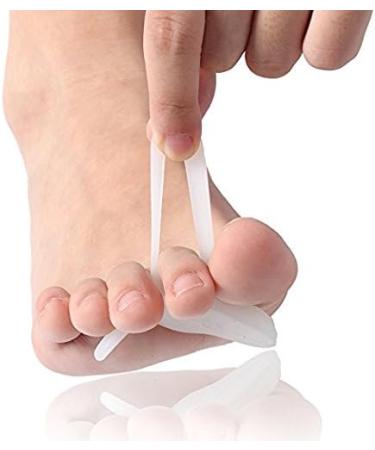 Pedimend Silicone Gel Claw Toe Corrector - Hammer Toe Pads - Toe Separator for Overlapping Toes - Straighten Bent Toes - Unisex - One Size Fits Most - 1 Pair - Buy Online on GoSupps.com