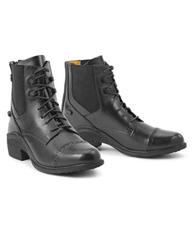 Ovation Ladies Synergy Front Zip Paddock Boots 7.5 Black