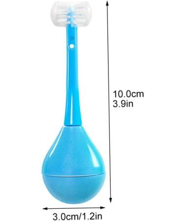 Healvian 2-St Tumbler Toothbrush for Kids | Soft Three-Sided Oral Care Brush for Small Children - Gentle Teeth Cleaning Solution - Buy Online on GoSupps.com