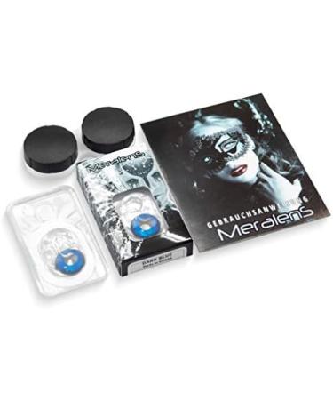 Funnylene Dark Blue Colored Contact Lenses - 2 Pack Soft Monthly Wear - Perfect for Halloween & Carnival - Free Container Included - Buy Online on GoSupps.com