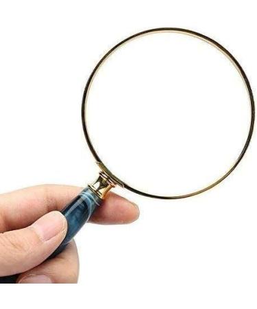 Magnifier High-Definition Magnifying Glass Portable Anti-Slip Handheld Eldly Reading Reading Newspaper Reading Newspaper Mobile Maintenance Children Students Exploring Natural Large Mirror Exp Lofty - Buy Online on GoSupps.com