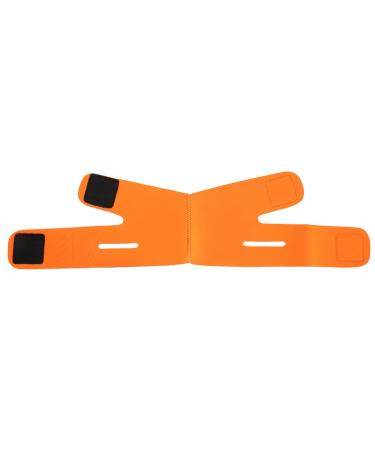 Face Slimming Strap Facial Slimming Mask Double Chin Reducer for Women Thin Neck Facelift Orange Red