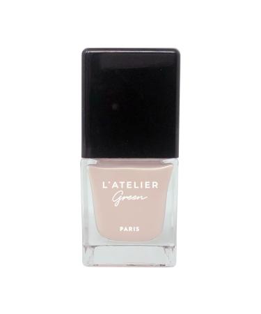 L Atelier Green Paris - Breathable 85% Plant-Based Halal & Vegan Nail Polish. Infused with Organic Oils Made in France - 10.5ml (True Innocence)
