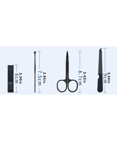 Nail Clippers Kit Portable Nail Set Stainless Steel Snap Button Folding 4-Piece Nail Art Manicure Tool Gift Suitable for Indoor and Outdoor Travel Travel Nail Clippers (Color : E) - Buy Online on GoSupps.com
