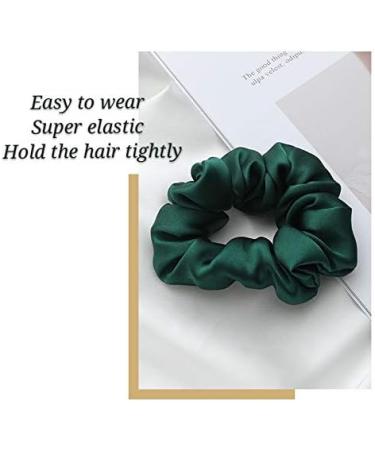 Silk Satin Sleeping Eye Mask - Dark Green Sleep Mask for Men & Women | Soft Breathable Blackout Eye Cover | Perfect Travel & Wedding Gift - Buy Online on GoSupps.com