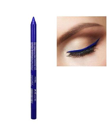 Multi Color Eyeshadow Eyeliner  Metallic Glossy Smoky Eyeliner  Long Lasting Professional Eye Makeup Eyeliner Waterproof Eyeliner Pen Eye Cosmetics Makeup Tools (24 Royal Blue)