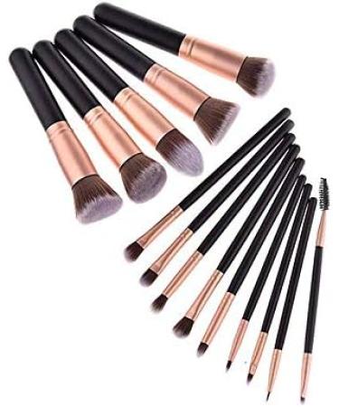 MAXZO Makeup Brushes Set Professional 16-Piece Make Up Brushes Premium Synthetic Foundation Brush Blending Face Powder Blush Concealers Eye Cosmetics Make Up Brush Kits (Rose Gold) - Buy Online on GoSupps.com