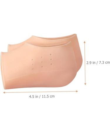 NOLITOY Height Increasing Insoles - 5 Pairs Breathable Heel Socks for Men & Women | Invisible Foot Protection & Comfort - Buy Online on GoSupps.com