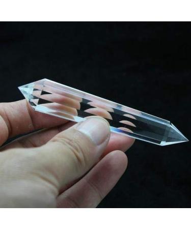 3.7" 12 Sided Vogel Style Water Clear Natural Quartz Crystal Point 40g JZIGTDEM