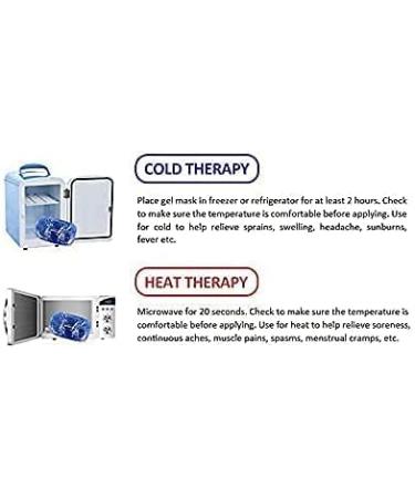 Women's Health & Beauty Bundle: Half Face Ice Mask & Large Gel Hot/Cold Pack - Buy Online on GoSupps.com