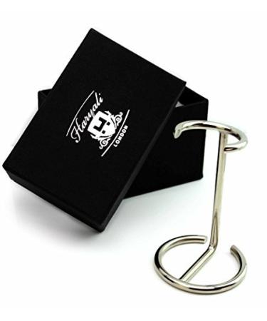 STAINLESS STEEL(CHROME FINISH) MEN'S SHAVING BRUSH STAND. PERFECT FOR EVERYDAY USE.