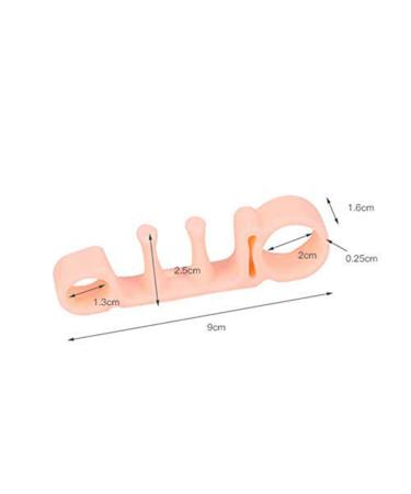 VIEEL Orthopedic Bunion Corrector Gel Toe Stretcher - 3 Pairs, Beige - Buy Online on GoSupps.com
