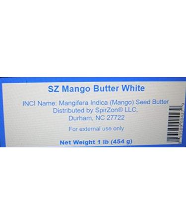 Premium Mango Butter White Raw - 1 Lb | Natural & Organic Skincare | Shipping Worldwide - Buy Online on GoSupps.com