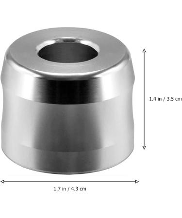 Lurrose Razor Holder for Men - Aluminum Alloy Manual Razor Rack & Brush Holder - Durable Safety Razor Stand - 4.3x4.3cm Silver - Buy Online on GoSupps.com