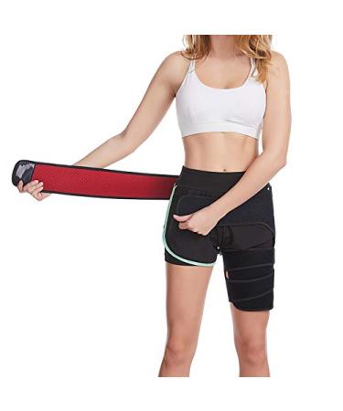 Crazyfly Hip Bandage - Thigh Compression Cuff for Pain Relief | Supports Both Legs - Buy Online on GoSupps.com