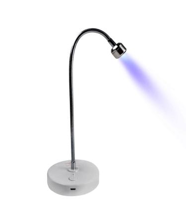 ALLKEM Flash Cure UV LED Gel Portable Goose Neck Nail Lamp Light for UV LED Gel Nail Polish for Professional and Home use
