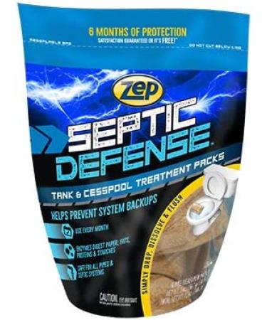Zep ZSTP6-6-pack Concentrated Septic Treatment (Case of 6) Safe For All Septic Systems - Buy Online on GoSupps.com