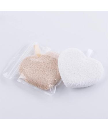 Lurrose Slimming Puff Powder Reusable Cotton Facial Pads for Women | Triangle Coffee Design - Buy Online on GoSupps.com