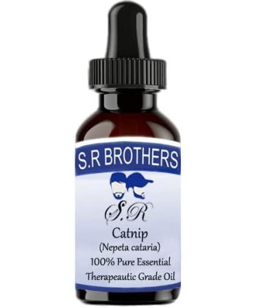 SRBrothers 100% Pure Catnip Essential Oil (30ml) - Therapeutic Natural & International Shipping - Buy Online on GoSupps.com