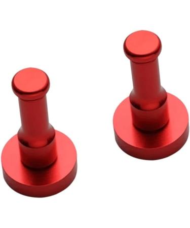 Zerodeko Wall Mounted Clothing Rack 2pcs Black Robe Wall Mount Clothing Mount Robe Hook Hat Coat Hook Clothes Hanger Sponge mediumx2pcs Redx2pcs - Buy Online on GoSupps.com