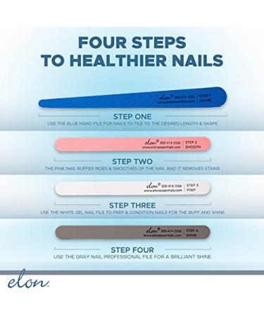 Elon Nail Kit: Nail Care Set with Conditioner, Cuticle Oil, and File - Manicure Set for Healthy and Strong Nails - Buy Online on GoSupps.com