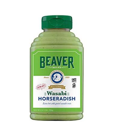 Beaver Wasabi Horseradish, 12.5 Ounce Squeeze Bottle 12.5 Ounce (Pack of 1)