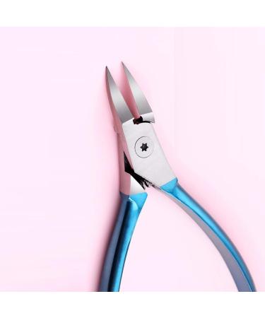 Portable Blue Beveled Tip Nail Clippers With Sharp Cutting Edge For Ingrown Nails/hard Nails/gray Nails Practical tool - Buy Online on GoSupps.com
