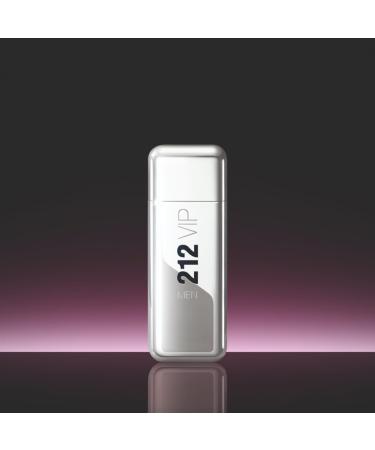 Carolina Herrera 212 VIP Men EDT Spray - Notes of Caviar Lime Ginger and Tonka Bean for a Fresh Woody Scent Fresh Mint 3.4 Fl Oz (Pack of 1) - Buy Online on GoSupps.com