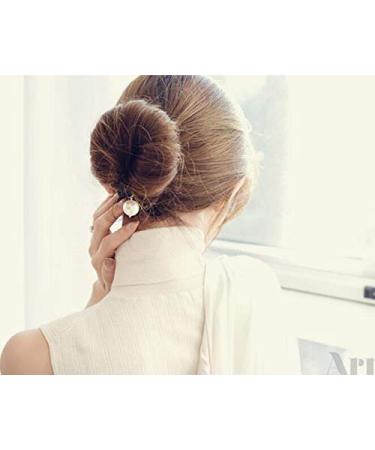 Ericotry 2x Black Pearl Foam Sponge & Twist-Shaper Hair Needle Clip - Ultimate Hair Styling Accessories for Women & Girls - Buy Online on GoSupps.com