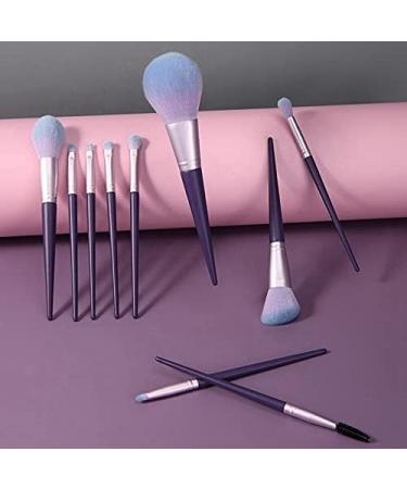 Panysilioer 10 Pieces Soft Natural Hair Makeup Brush Professional Foundation Powder Eyeshadow Make Up Brush Set - Buy Online on GoSupps.com