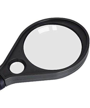 Magnifier Handheld Seniors Reading Identification Main Mirror 3 Times Magnification Auxiliary Mirror 6 Times Magnification Made in China - Buy Online on GoSupps.com