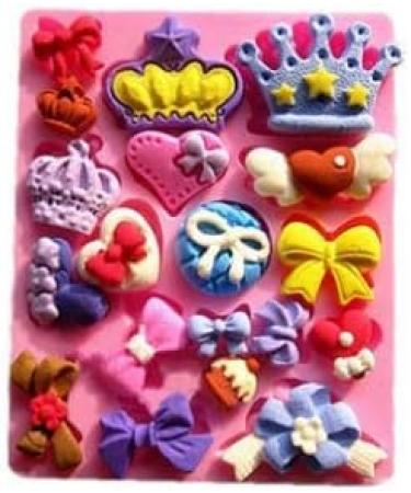 Silicone Crown Fondant Candy Mold - DIY Handcraft for Chocolate, Cake Decoration, Cupcake Topper, Resin, Clay Crafting - Buy Online on GoSupps.com