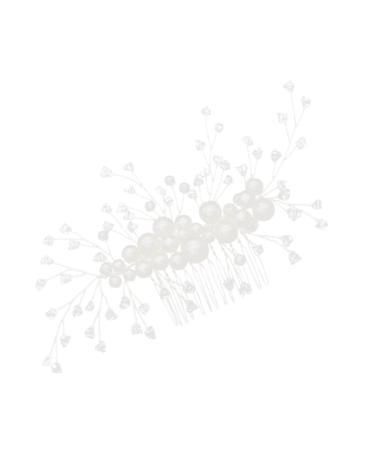 Beaupretty Diamond Hair Accessories Clip Comb side headpiece bridal headpieces for wire side Comb Bridal side Comb headpiece diamond headpiece rhinestone clip Crystal Clip Comb