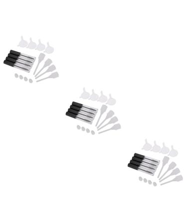 Outanaya 12 Pcs Empty Eyelash Tube Empty Mascara Tube and Wand Eyeliner Bottle Empty Mascara Bottle Black Lid