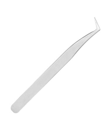 Eyelashes Grafting Tweezers 302 Stainless Steel Right Angle Eyelashes Extension Grafting Picking Tweezers Nippers for Nail Salon and Home Use