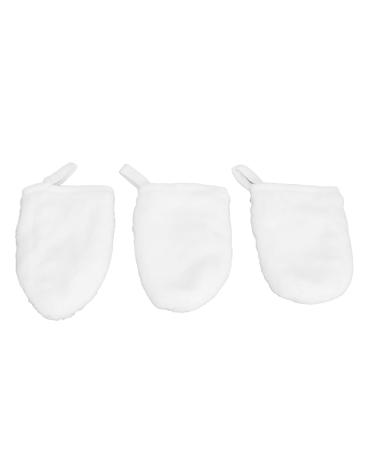 Flannel Makeup Remover Gloves Exfoliating Towelette Cleansing for Lipstick Makeup Removal