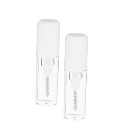 Beatifufu 2pcs Eyelash Raincoat Clear Rain Coat Tubular Mascara Essence Mascara Gels Plastic Transparent
