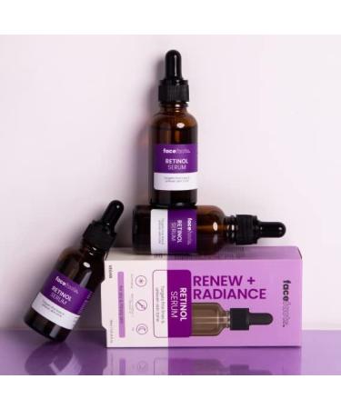 Face Facts Renewing Night Face Serum | Retinol | Targets Fine Lines & Uneven Skin Tone | 30ml - Buy Online on GoSupps.com